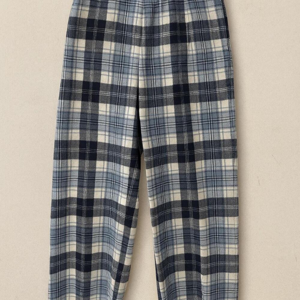 Rare VTG Pendleton Academia 60s 100% Wool Pants Dutch Canal Blue Wide-Leg Plus